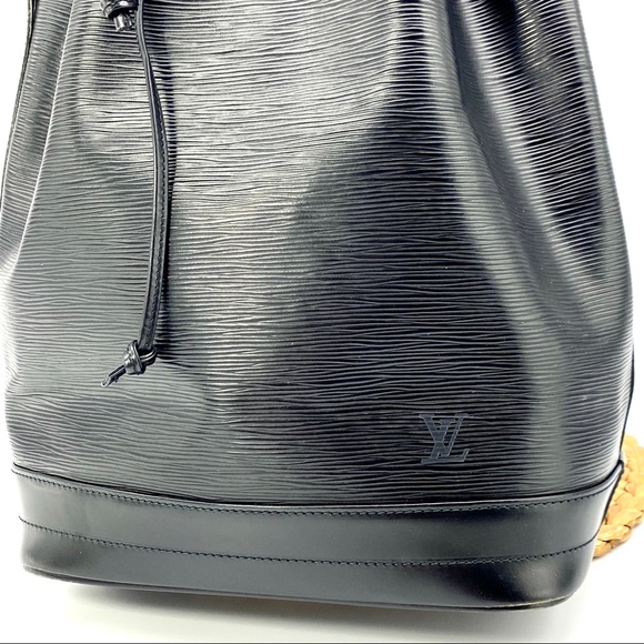 LOUIS VUITTON EPI NOE BLACK GM SHOULDER BUCKET DRAWSTRING HAND BAG - Picture 4 of 14